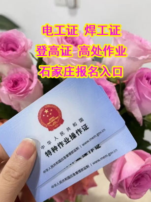 2025年最新高壓電工證樣本